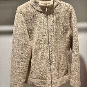 Calvin Klein Women's tan Sherpa Jacket